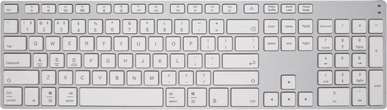 presentatie Bangladesh worst Bluetooth Toetsenbord Draadloos | Universeel keyboard Qwerty | Aluminium  |... | bol.com