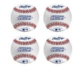 Rawlings - Honkbal - MLB - ROLB2 - Honkballen - 4 Stuks - Wit - 9 inch
