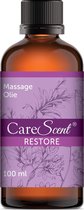 Huile de massage CareScent Restore | Incl. Huile de lavande / romarin / gingembre / myrrhe | Huile de massage relaxante - 100 ml
