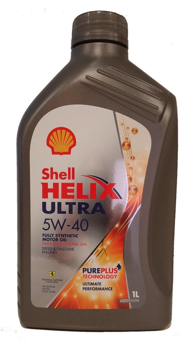 Shell Helix Ultra 5W40 5L Huile Moteur Essence et Diesel