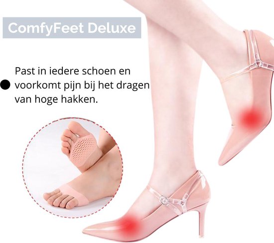 Siliconen Antislip Voorvoet Beschermer - Comfortabele Siliconen Zool -  Ademend - Anti | bol.com