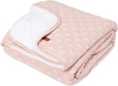 Little Dutch Wiegdeken Pure & Soft - Lily Leaves Pink