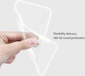 Samsung  Galaxy A20 Silicone transparant hoesje met Tempered Glass Screenprotector