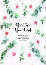 Poster 50x70 - great are you Lord