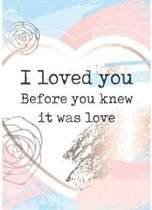 Poster A4 - I loved you