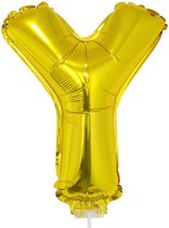 Folie ballon letter Y Goud