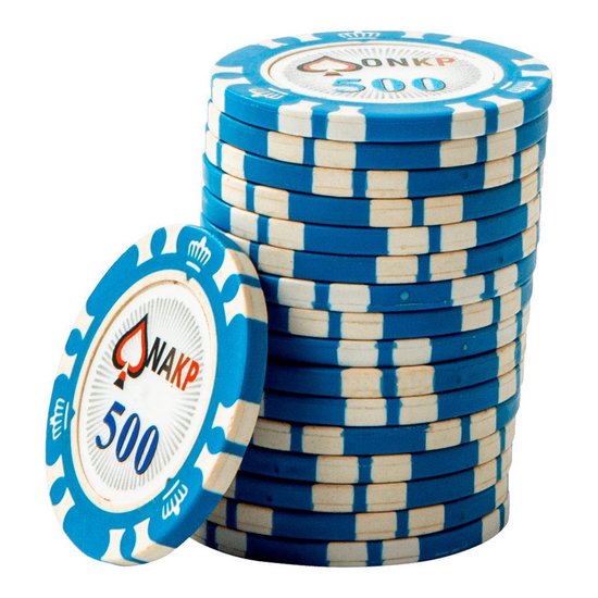 Thumbnail van een extra afbeelding van het spel ONK Poker Chips 500 (25 stuks)
