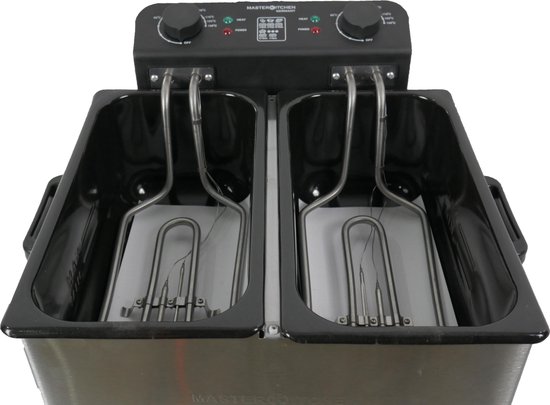 Dubbele friteuse 2 x 3L - 4000 watts