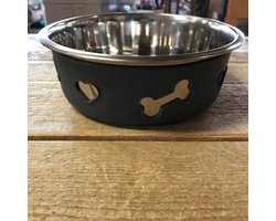 Honden voerbak met motief