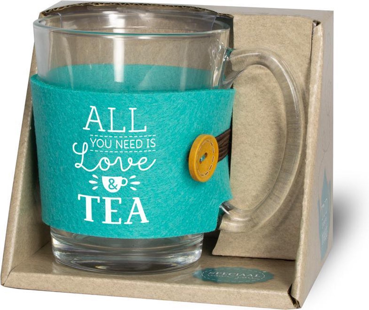 Tijd Voor Thee Theeglas - Love Tea