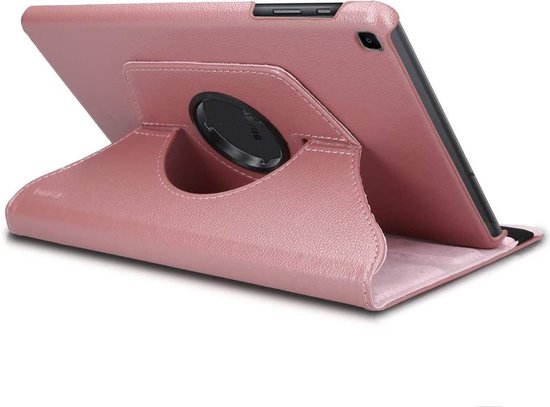 Hoogland vorm Democratie Samsung Galaxy Tab S6 Lite Hoesje - Draaibare Tablet Hoes - Roségoud |  bol.com