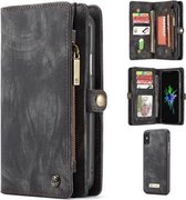 2-in-1 Wallet Case geschikt voor Apple iPhone X / Xs met Privacy Glas