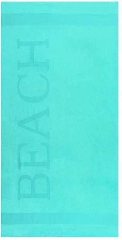 Diplomaat Leidinggevende Uil Lucca Beach Strandlaken - 100x200 cm - Seagreen | bol.com