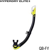 TUSA Hyperdry Elite II snorkel SP0101 QB - zwart/geel
