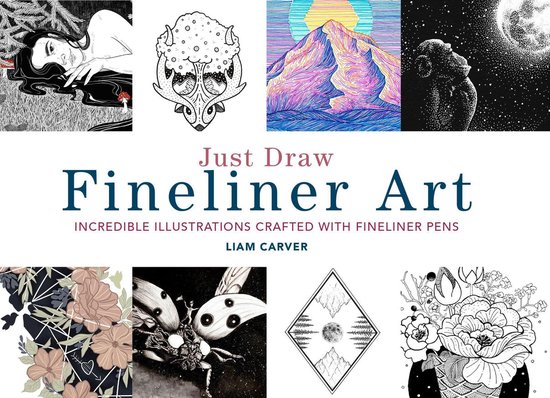 Just Draw Fineliner Art - cover