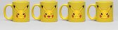 Pokémon Espresso mok set van 4