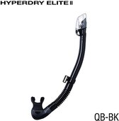 Tusa Hyperdry Elite II - Snorkel - Zwart-zwart