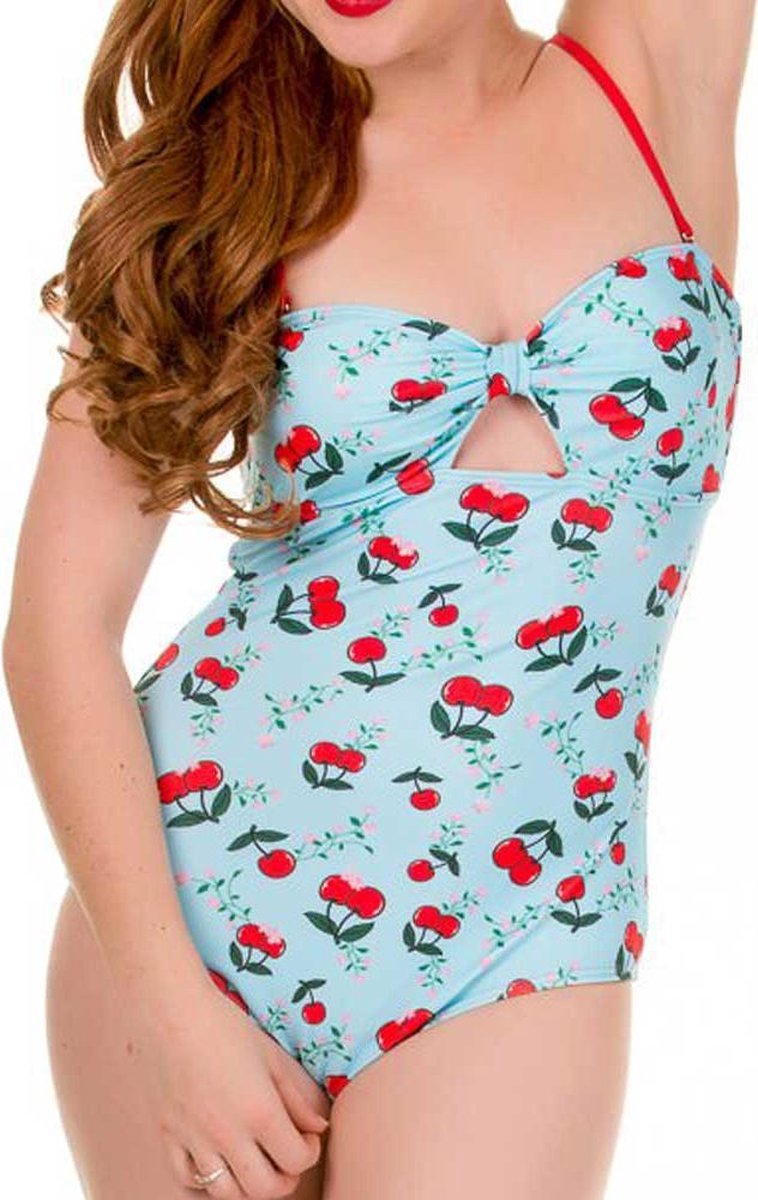 Banned - Blindside cherry Badpak - Kersen - S - Blauw