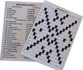 Grootletter Kruiswoordpuzzelboek XL | Puzzelboek XL | Groot puzzelboek slechtziend
