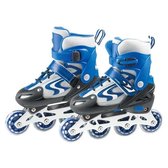 Inline Skates Blauw/Zwart, maat 30-33