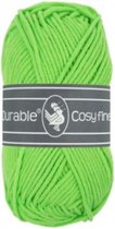 Durable Cosy Fine - acryl en katoen garen - neon green, fel groen 1547 - 1 bol van 50 gram