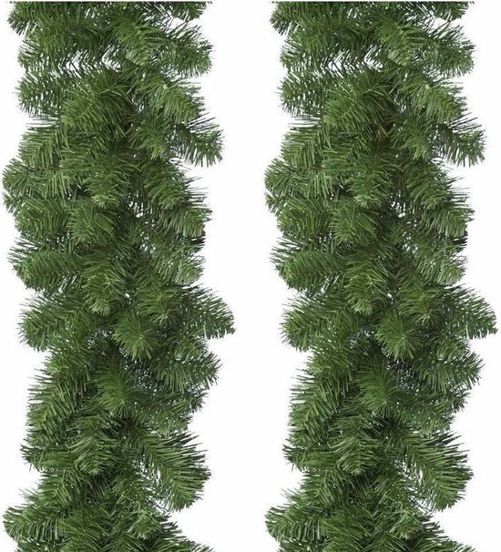 voorstel span vrek 4x Kerstversiering dennen slinger 270 cm Imperial Pine - dennenslingers |  bol.com