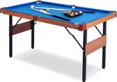 BuckShot Pooltafel Dakota 5ft Inklapbare stalen poten