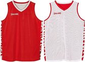 Spalding Essential 2.0 Reversible Shirt Kinderen - Rood / Wit | Maat: 116