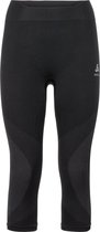 Odlo W Suw Pant 3/4 Perfm Warm Zwart M
