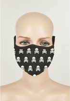 Urban Classics Masker Skull Mondkapje Zwart