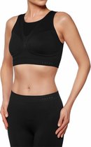FALKE Bra Top Max Support Cup A/B Dames 37474 - Zwart 3000 black Dames - XL