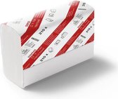 Staples Papieren Handdoeken, ZZ V-vouw, 2-laags, 24 x 21 cm, Wit (doos 15 x 210 stuks)