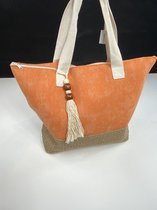 Tas | Strandtas | Saunatas | Shopper | Met klos | Oranje