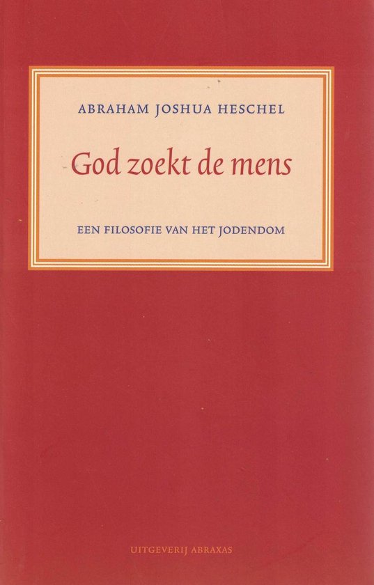 Cover van het boek 'God zoekt de mens / druk 1' van Abraham Joshua Heschel