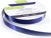 Vaessen Creative Satijn lint - 9mm - Donkerblauw