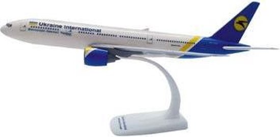 moeilijk bevolking Dakloos Herpa boeing vliegtuig 777-200 Ukraine International airlines | bol.com