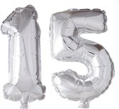 Ballon aluminium 15 ans argent 41cm