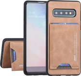 UNIQ Accessory Galaxy S10 Hard Case Backcover met pasjeshouder - Bruin (G930F)