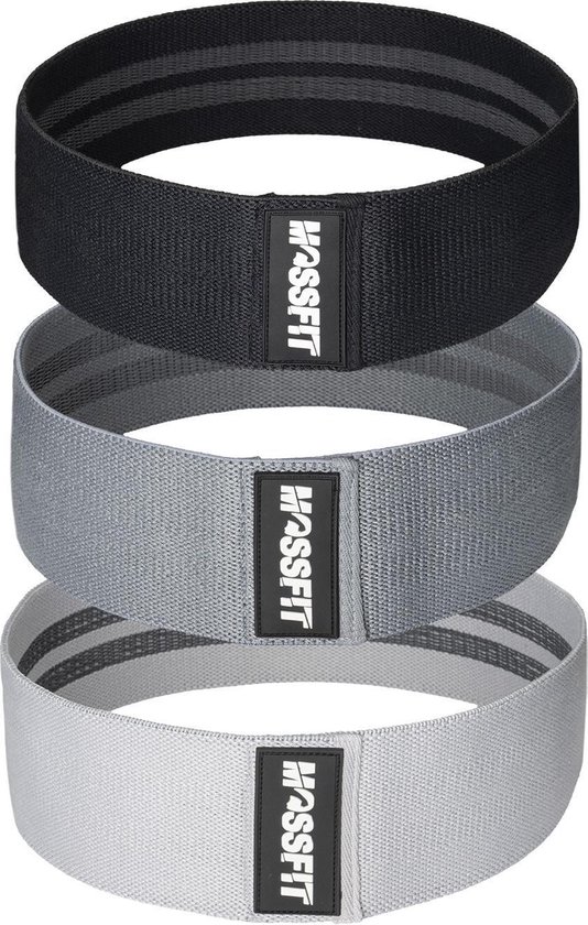 MossFit - Resistance Band Set - 3 Weerstandsbanden voor Fitness