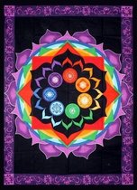 Something Different Wandkleed Cotton Rainbow Chakra Multicolours
