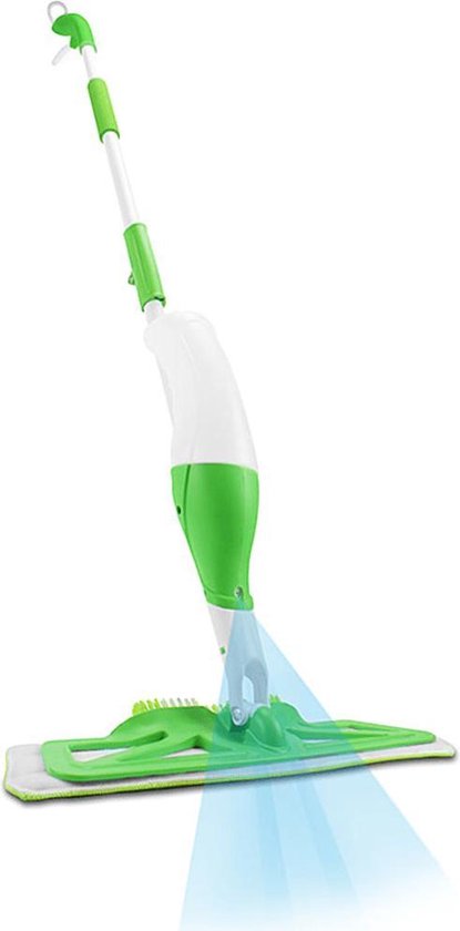 Spray Mop, handige dweil met spray- en schrobfunctie, groen –  Vloerwisser,... | bol.com