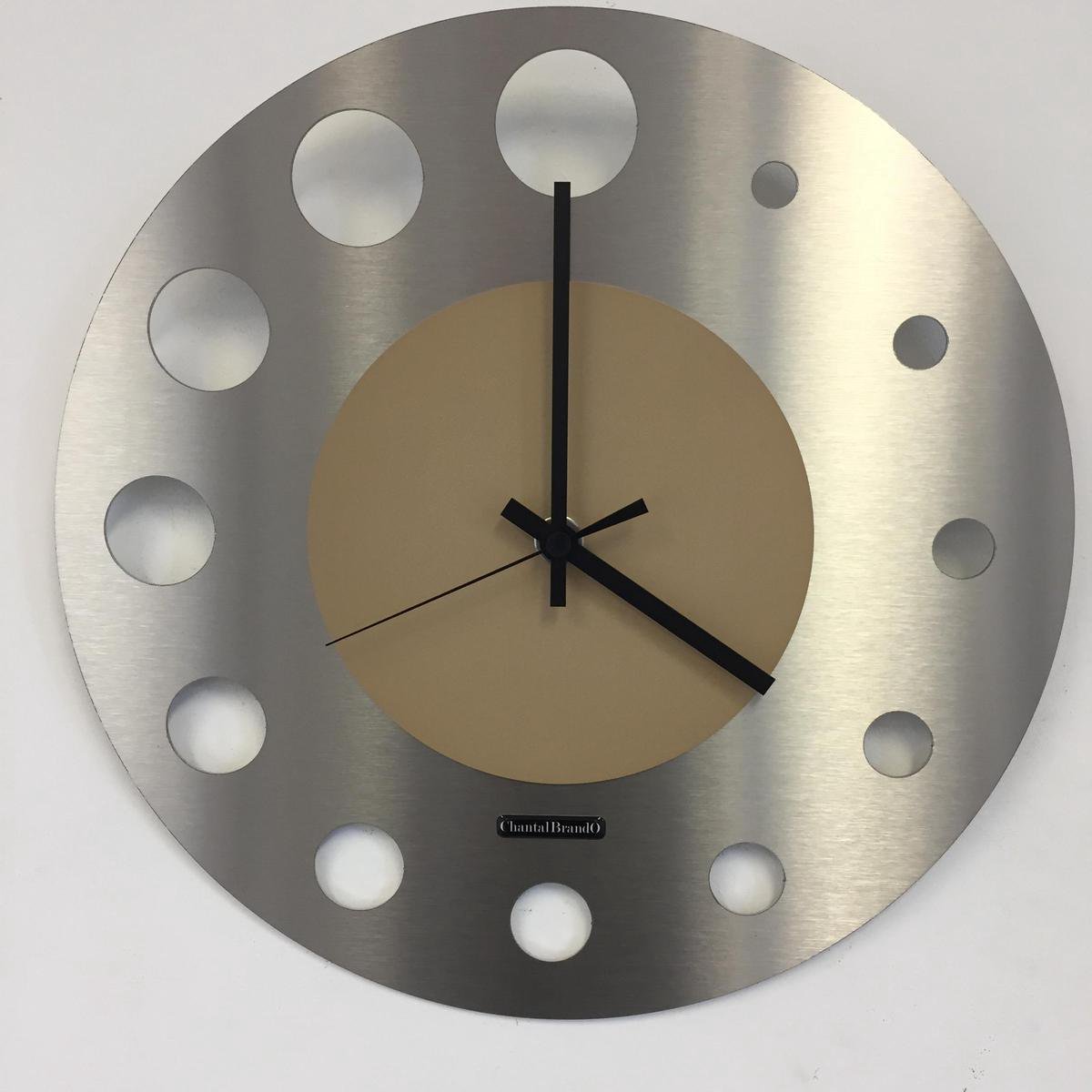 Wandklok JUNTE BRUSSEL ATOMIUM BEIGE Modern Design