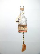 Hanging Bottle with Rope Decoration dia8*40cm