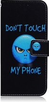Don't touch agenda wallet book case hoesje Sony Xperia L4
