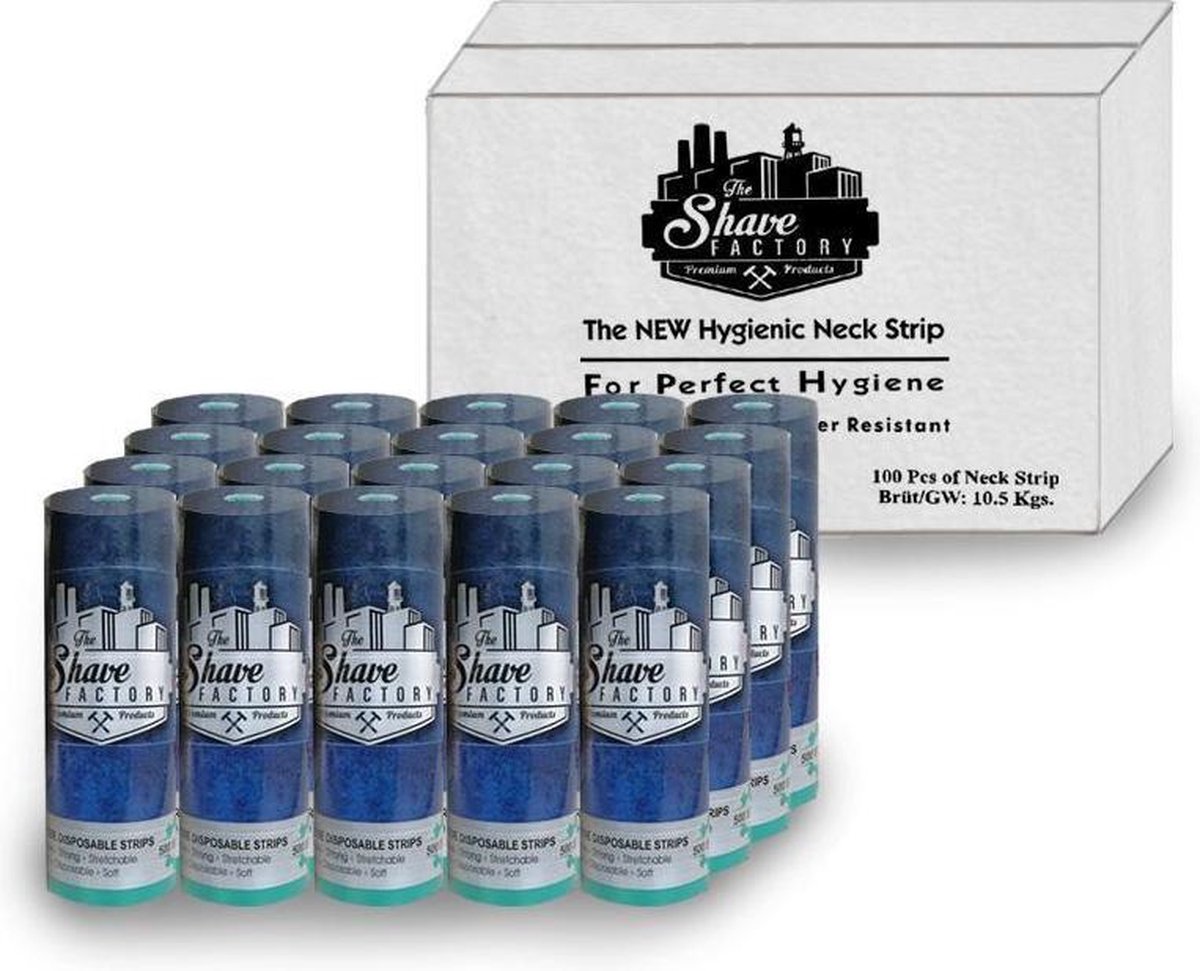 The Shave Factory Nekpapier-Nekkraag-Halskraag 20 PACK