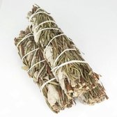 Witte Salie met rozemarijn - white sage with rosemary - smudge stick - 1 stuk - 10cm - meditatie - yoga - huis reiniging - zuivering