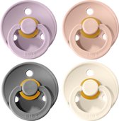 BIBS Fopspeen - Maat 2 (6-18 maanden) - 4 stuks - Lilac, Blush, Smoke, Ivory