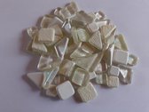 Mozaiek steentjes Glas mix Groen 500 gram BULK