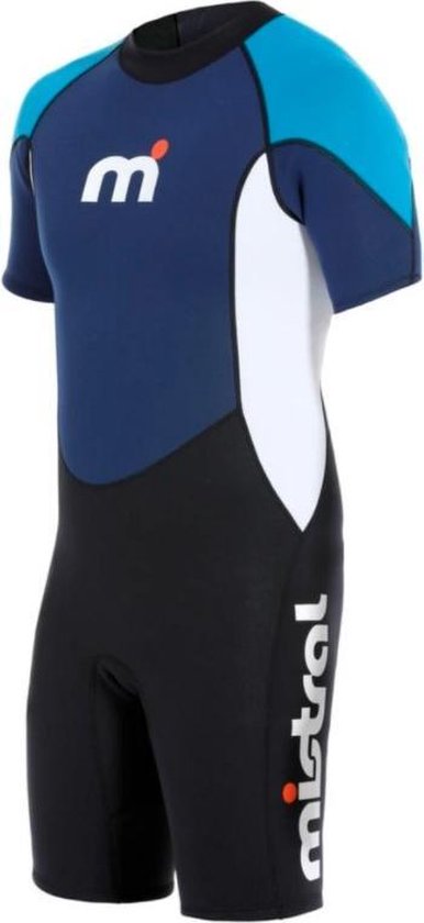 Mistral Zephyr Shorty | Heren Wetsuit | 2mm Neopreen | Zwart