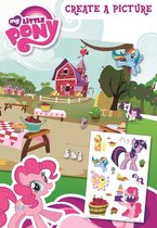 Create a picture My Little Pony speelplaat met stickers